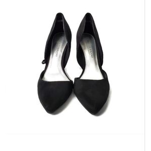 Christian Siriano black pointed toe heels